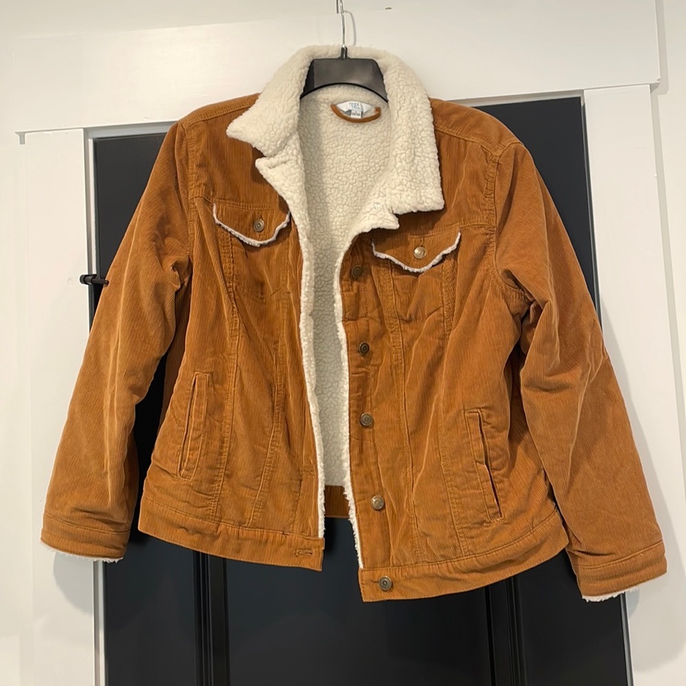 Corduroy Sherpa lined jacket